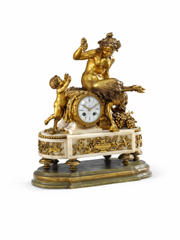 FRANCOIS LINKE French gilt-bronze Horloge a Poser