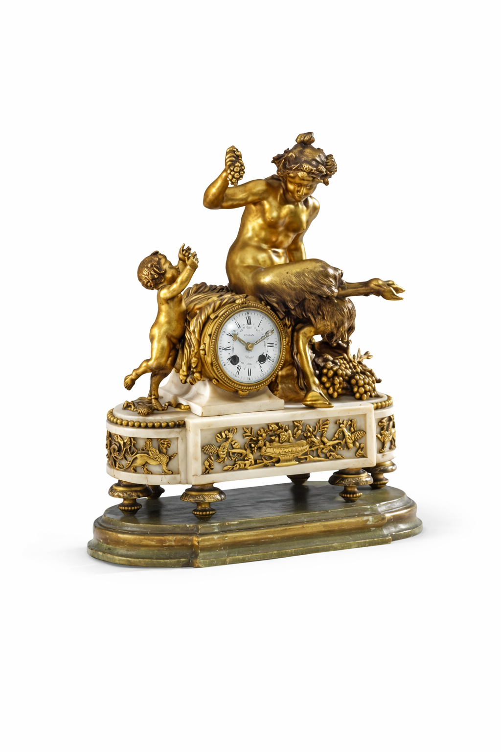 FRANCOIS LINKE French gilt-bronze Horloge a Poser