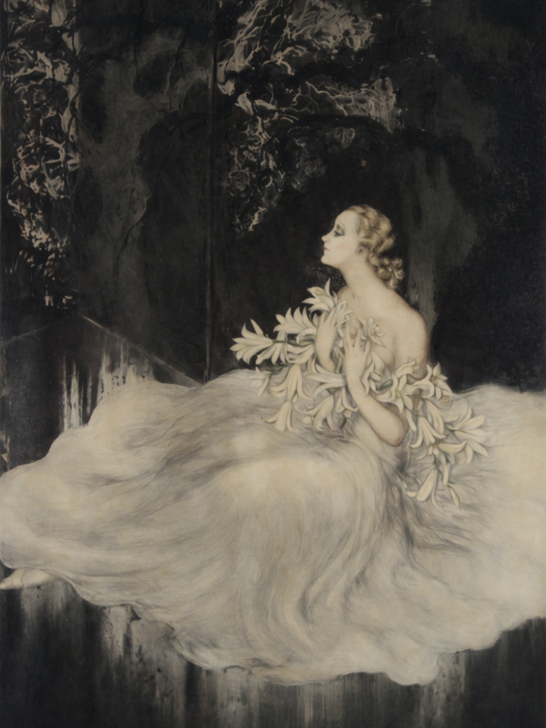 Louis Icart "Lilies" 1934