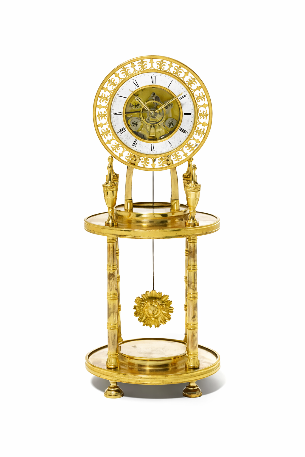 Empire gilt Bronze clock, Paris 1810