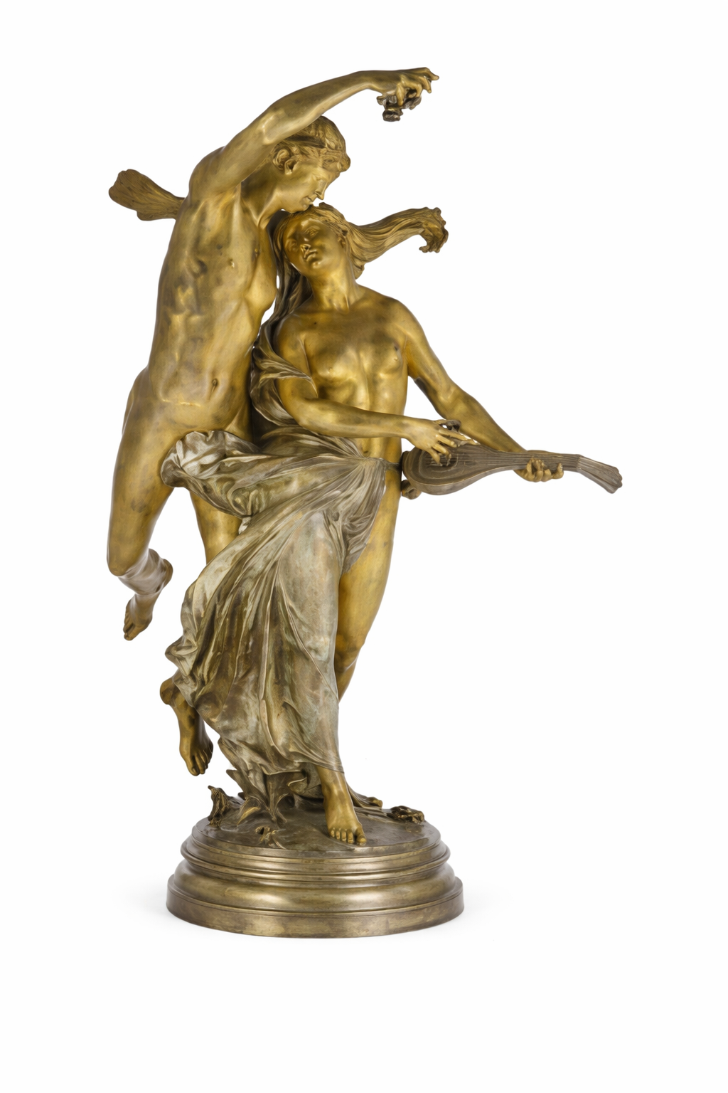 Empire gilt Bronze clock, Paris 1810