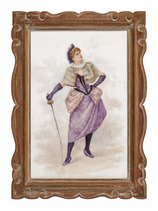 A British Enameled Porcelain Plaque, 1898