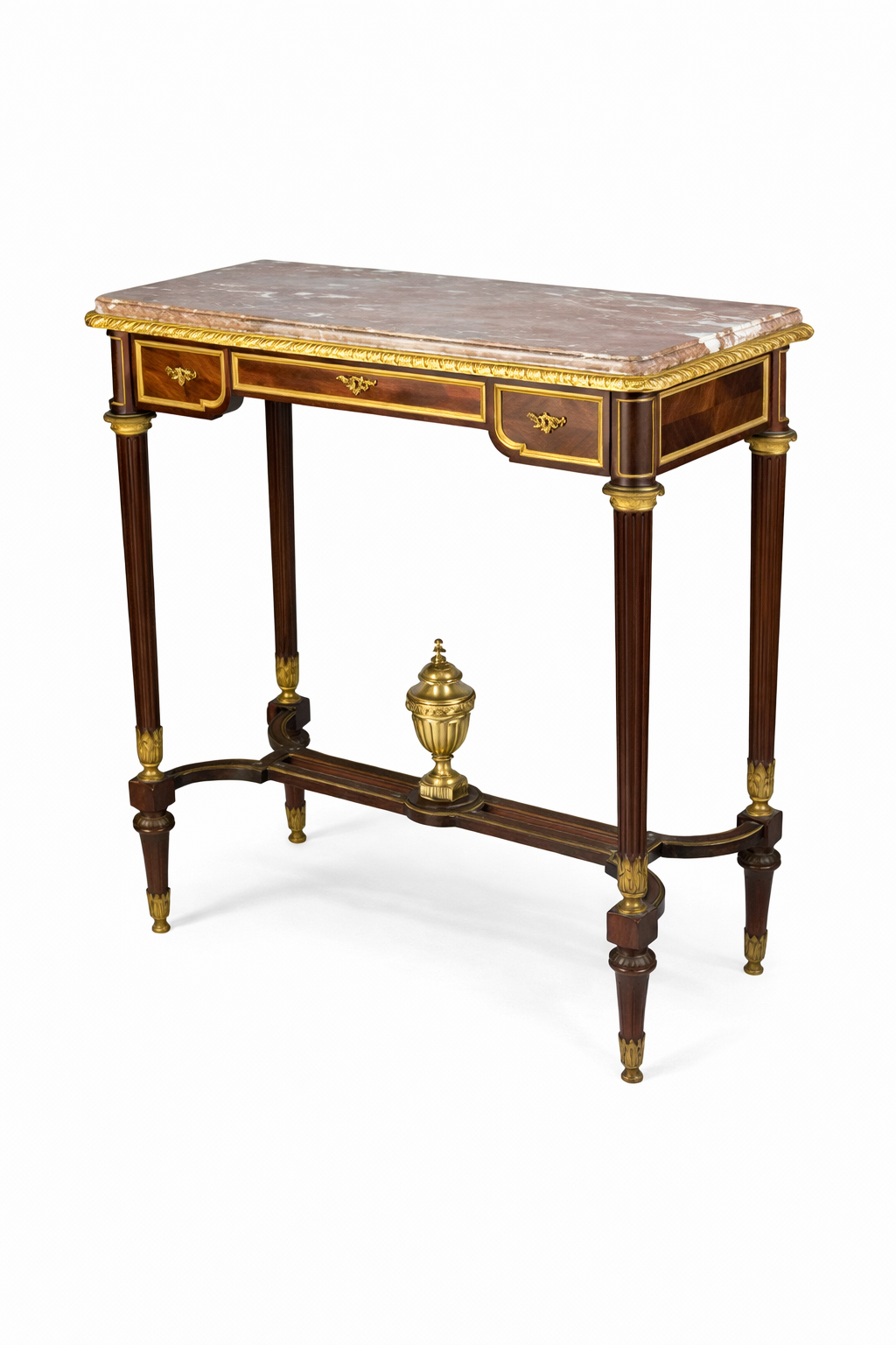 19th Century Gilt Bronze Mounted Occasional Table