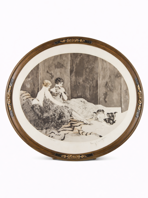 Louis Icart "Spilled Milk"