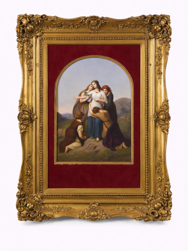 Mythological KPM porcelain painted plaque