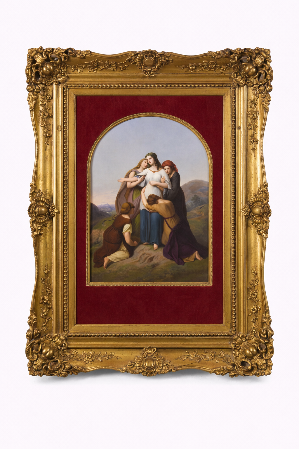 Mythological KPM porcelain painted plaque