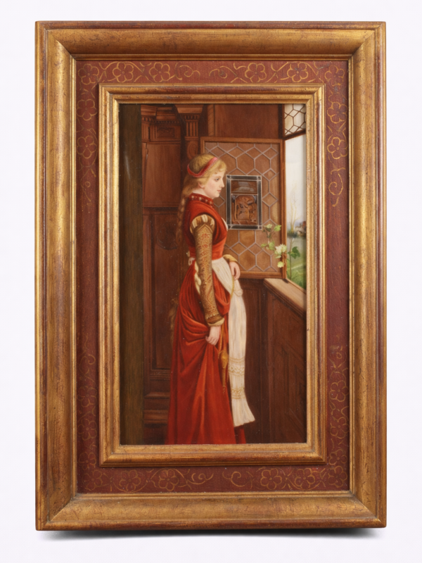 Berlin K.P.M. porcelain plaque