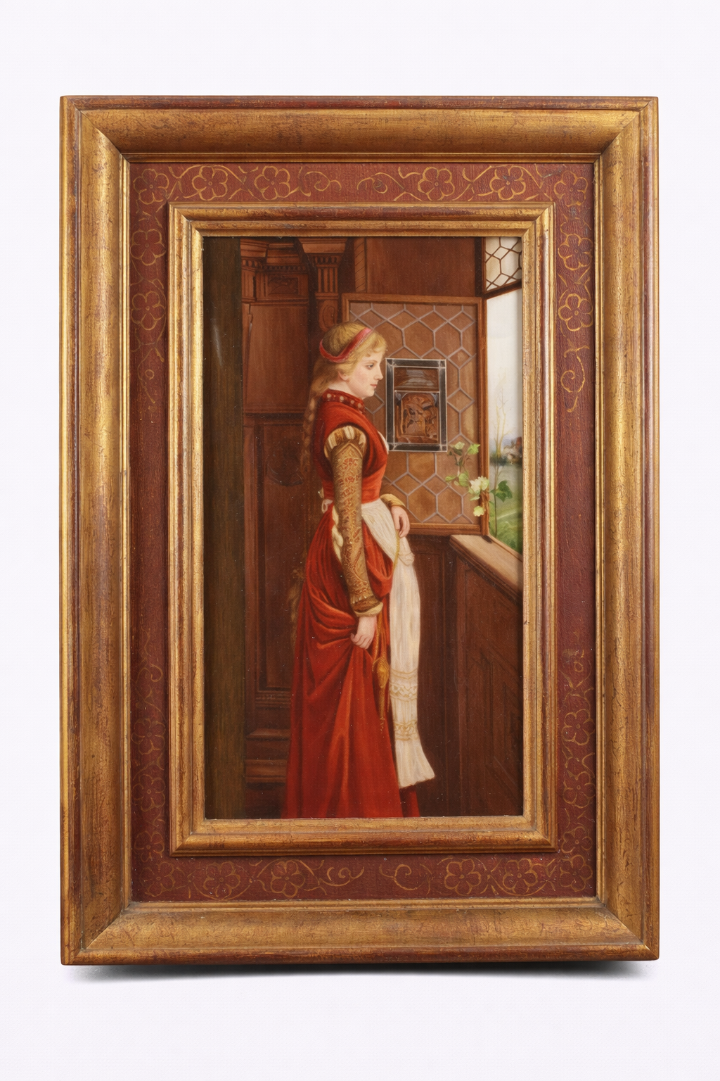 Berlin K.P.M. porcelain plaque