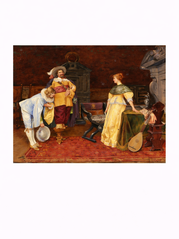 Continental porcelain plaque