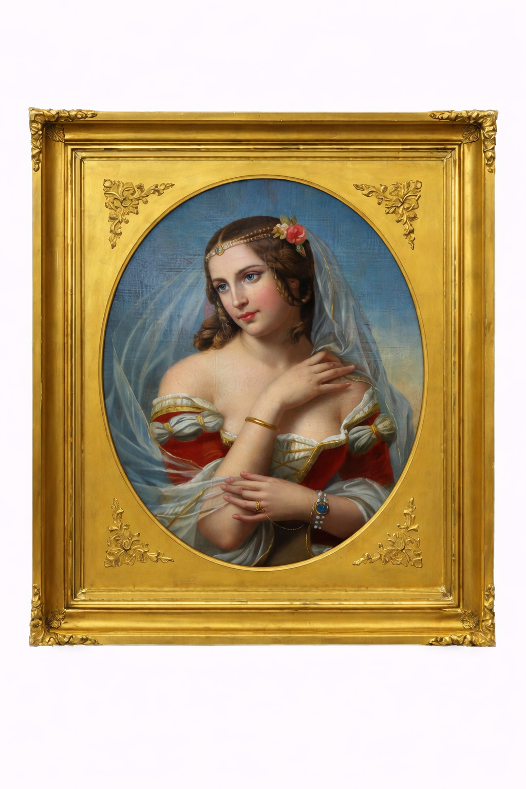 "The Ballerina" (Lucile Grahn) Oil On Canvas, 19th C.