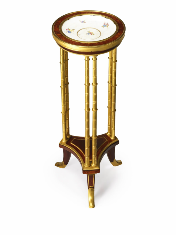French HENRY DASSON Petit Gueridon;