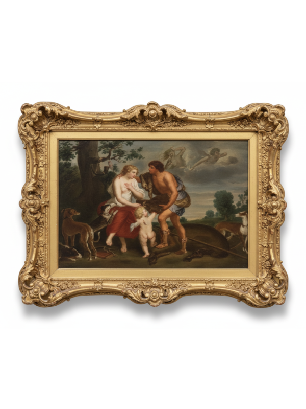 KPM, Rectangular porcelain plaque. circa 1880
